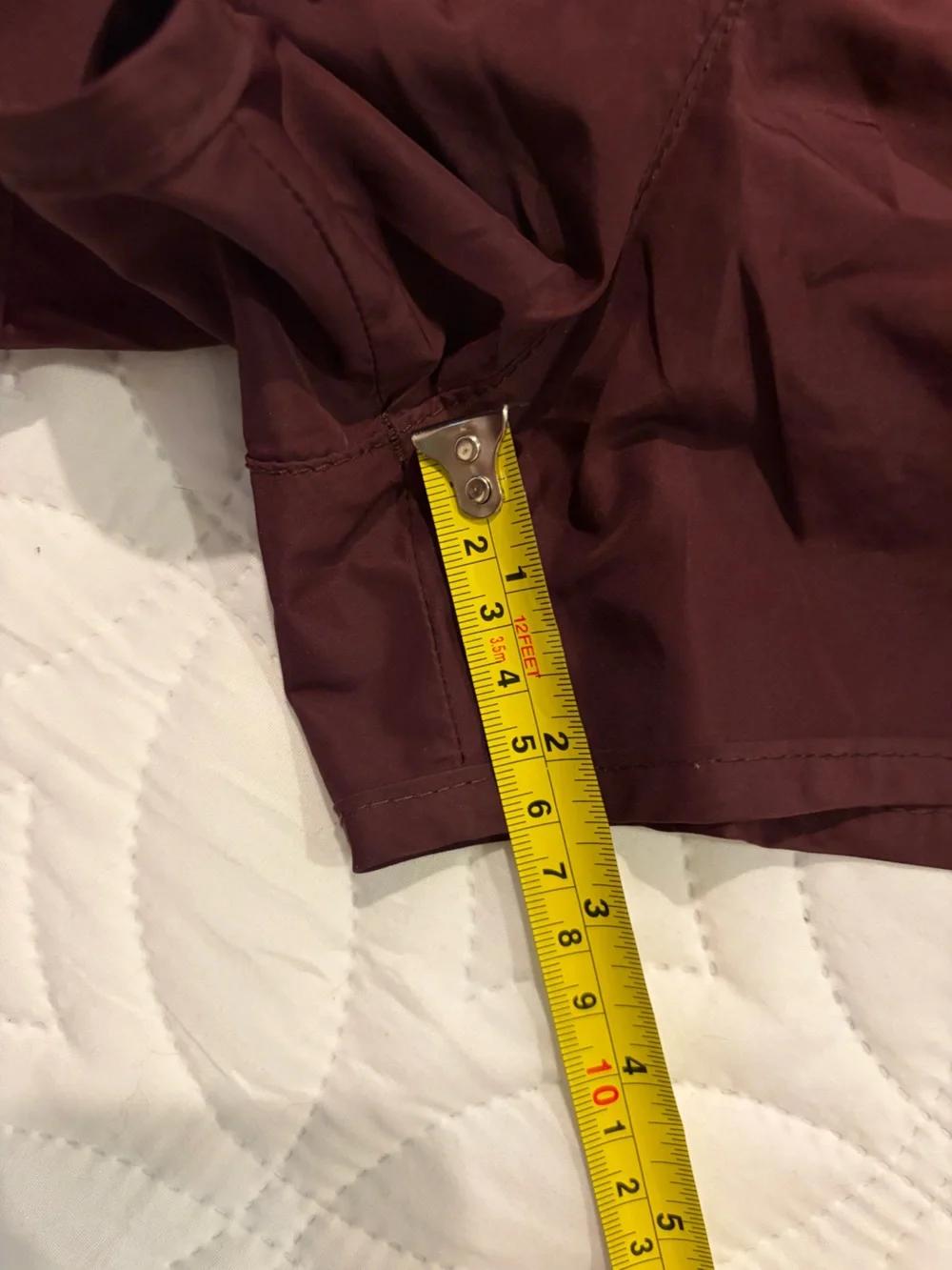 H&M Men's Burgundy Athletic Swim Shorts